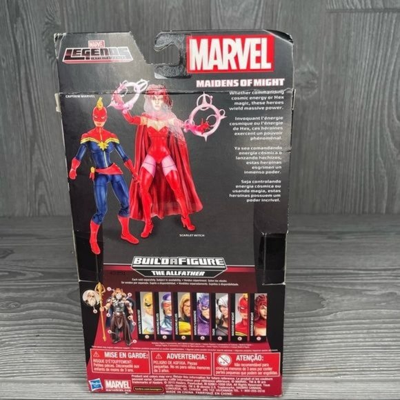 Avengers Marvel Legends Allfather Captain Marvel Action Figure Maidens of Might - Picture 2 of 8